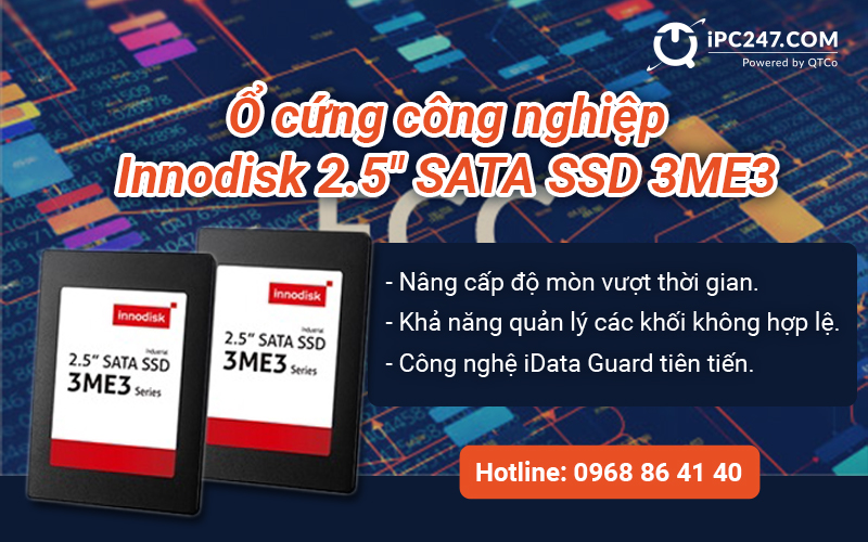 ổ cứng công nghiệp Innodisk 2.5 SATA SSD 3ME3